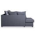 Tisha Navy Left Hand Corner Sofa