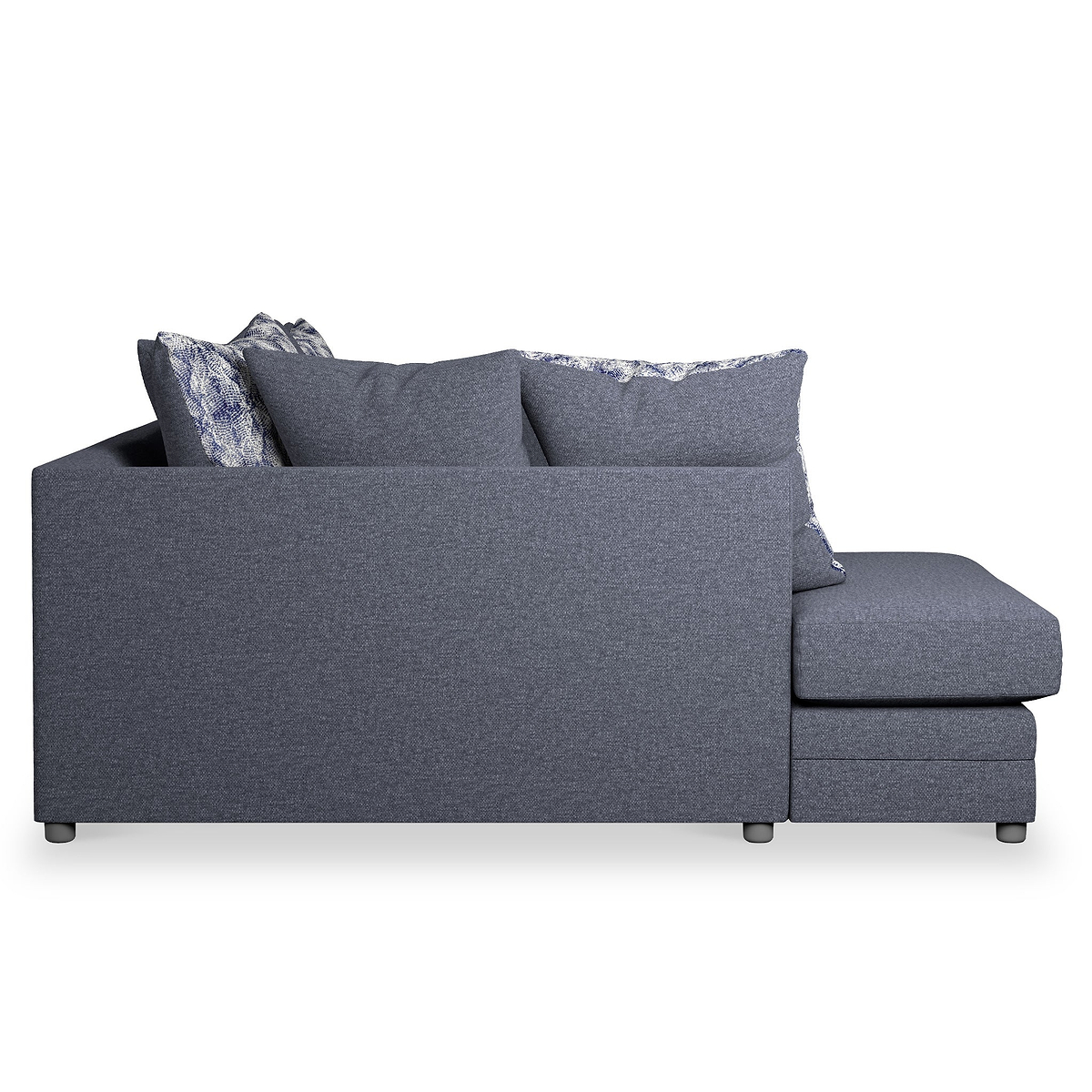 Tisha Navy Left Hand Corner Sofa