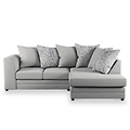 Tisha Grey Right Hand Corner Sofa by Roseland Furniture