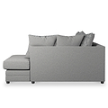 Tisha Grey Right Hand Corner Sofa