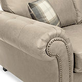 Edward Marble Faux Leather 2 Seater Sofa