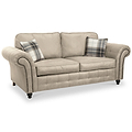 Edward Marble Faux Leather 3 Seater Sofa from Roseland Furniture