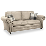 Edward Marble Faux Leather 3 Seater Sofa from Roseland Furniture