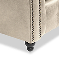 Edward Marble Faux Leather 3 Seater Sofa