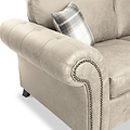 Edward Marble Faux Leather 3 Seater Sofa
