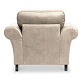 Edward Marble Faux Leather Armchair
