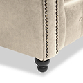 Edward Marble Faux Leather Armchair