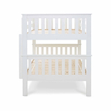 end vie of the Quad 4 Sleeper Small Double Bunk Bed