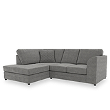 Seymour Charcoal Left Hand Corner Sofa from Roseland furniture