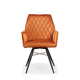 Quinn Swivel Velvet Dining Chair
