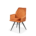 Quinn Swivel Velvet Dining Chair