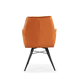 Quinn Swivel Velvet Dining Chair