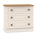 Brixham Cream 3 Drawer Chest from Roseland