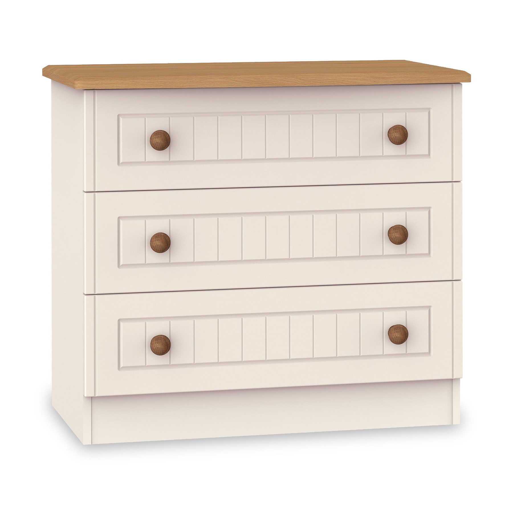 Brixham Cream 3 Drawer Chest from Roseland