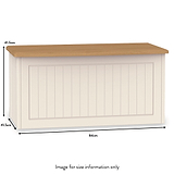 Brixham Cream Blanket Box from Roseland