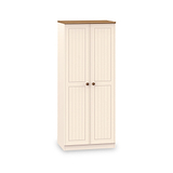 Brixham Cream 2 Door Wardrobe from Roseland