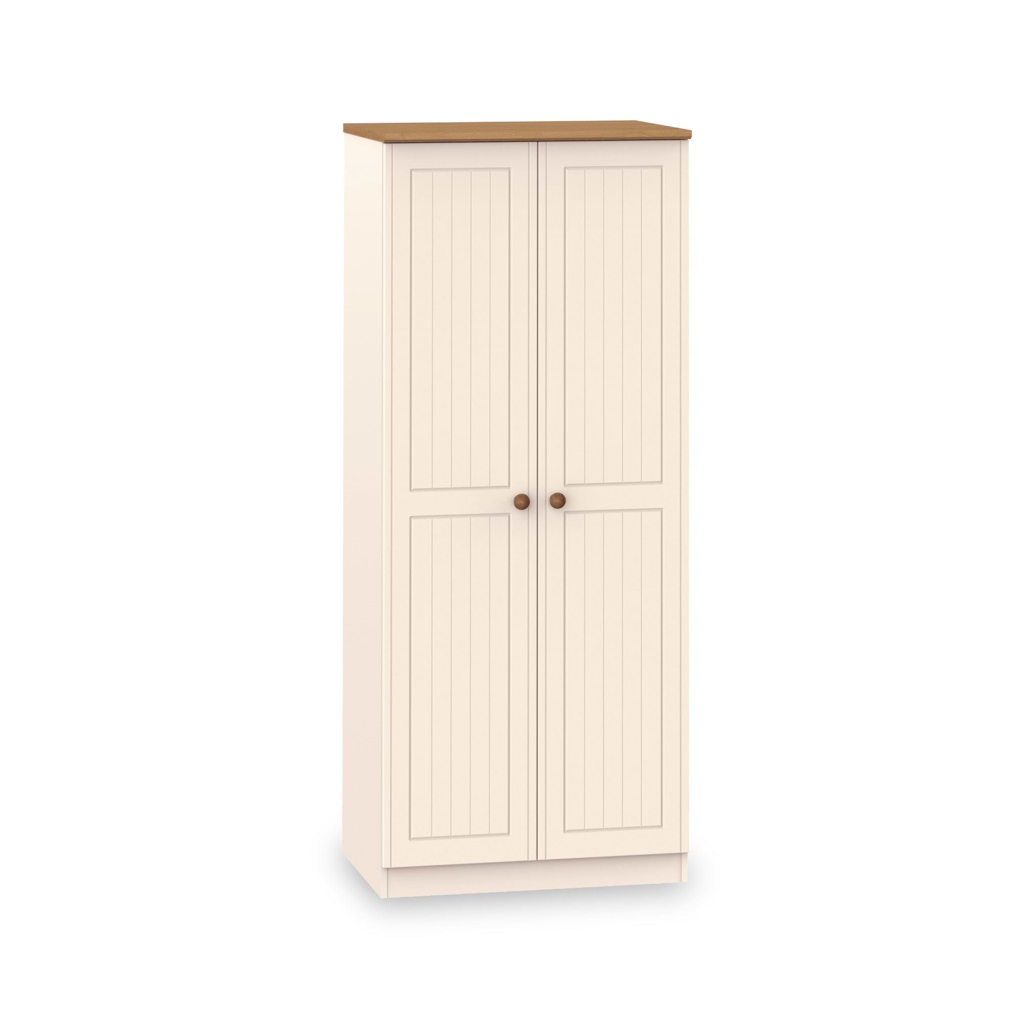 Brixham Cream 2 Door Wardrobe from Roseland