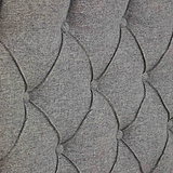 Sutton Grey Upholstered Fabric Ottoman Storage Storage Bed 
