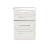 Bellamy White 4 Drawer Deep Storage Chest for Bedroom from Roseland 
