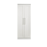 Bellamy White  Door Double Wardrobe from Roseland