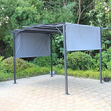 San Remo Grey Sliding Pergola Gazebo Shelter