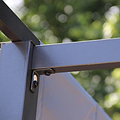 San Remo Grey Sliding Pergola Gazebo Shelter