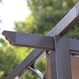San Remo Grey Sliding Pergola Gazebo Shelter