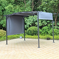 San Remo Grey Sliding Pergola Gazebo Shelter