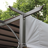 San Remo Grey Sliding Pergola Gazebo Shelter