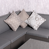 Outdoor Grey Plain Scatter Cushion