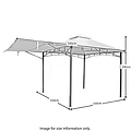  Algarve Gazebo - Size Guide