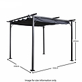 Prague 3.5m Pergola - Size Guide