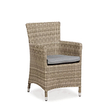 Wentworth 2 Seat Rattan Garden Bistro Set Armchair