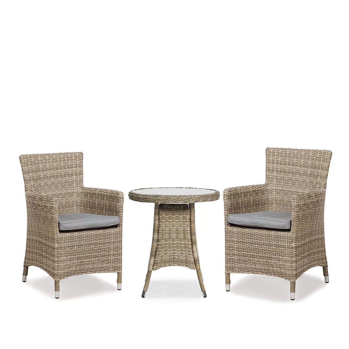 Wentworth 2 Seat Rattan Garden Bistro Set from Roseland Home Furniture
