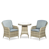 Wentworth 2 Seat Deluxe Rattan Garden Bistro Set from Roseland Home Furniture