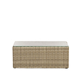 Wentworth Multi Positional Garden Relaxer Sun Lounger Set - Table Front View