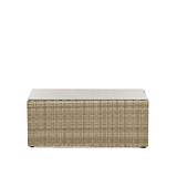 Wentworth Multi Positional Garden Relaxer Sun Lounger Set - Table Front View