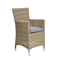 Wentworth 140cm 6 Seater Rattan Round Garden Dining Set Rattan Chair