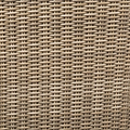 Wentworth Rattan 120cm Fire Pit Garden Dining Table & Lounge Set close up of rattan weave close up