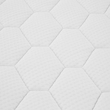 Roseland Sleep Classic Pocket Sprung Memory Foam Quilted Mattress hexagon patterned quilted top