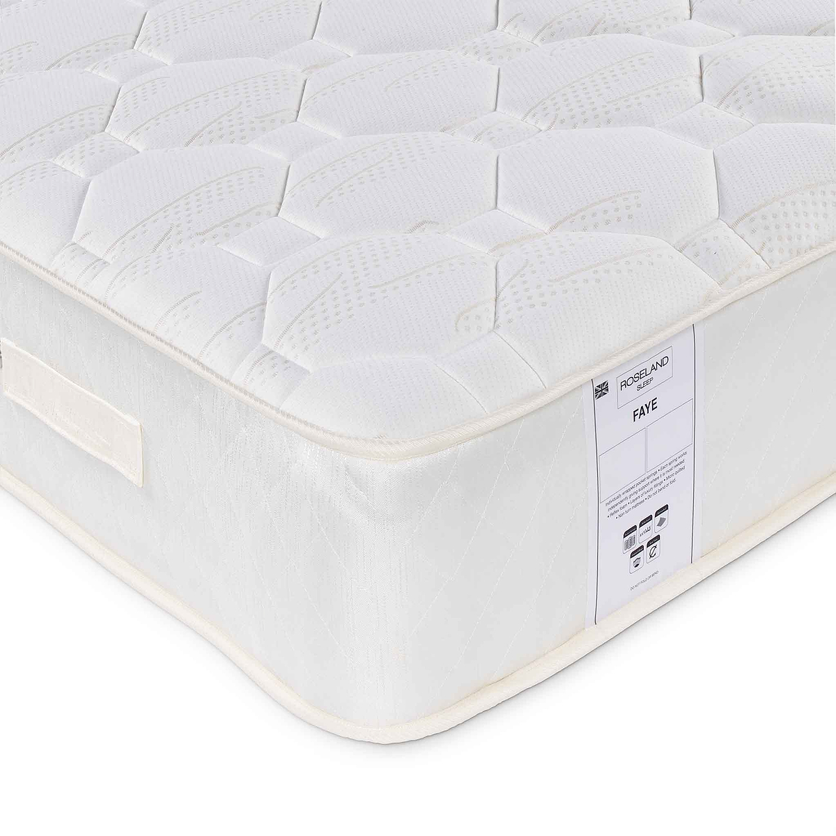 Roseland Sleep Faye Pocket Mattress corner view