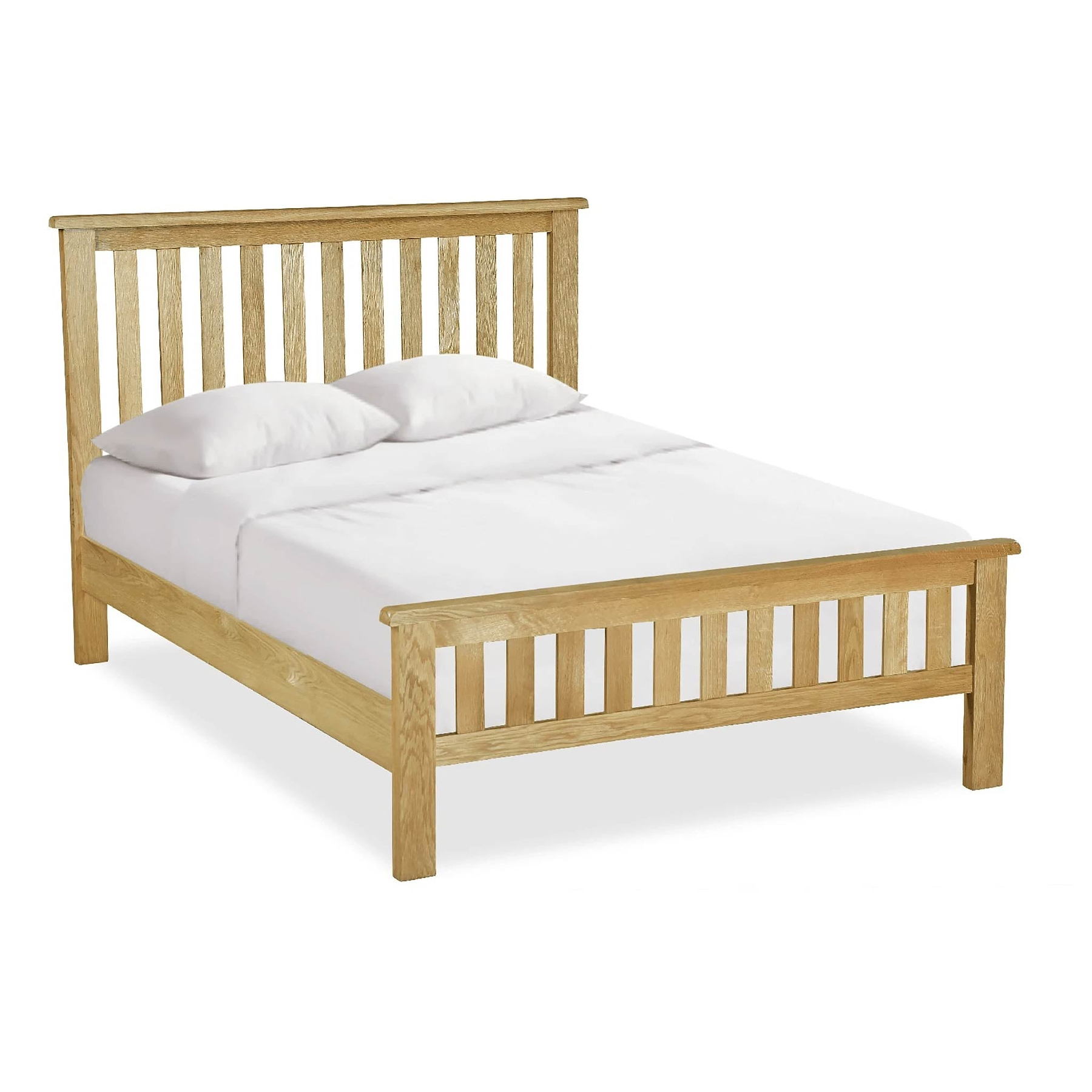 Lanner Oak 5ft King Size Bed Frame from Roseland Furniture