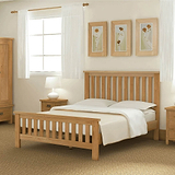 Lanner Oak Bed Frame lifestyle image
