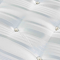 fabric close up of the Roseland Sleep Onyx Reflex Ortho Mattress