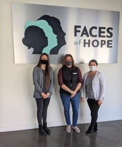 Staff at Face of Hope Domestic Violence Victim Center