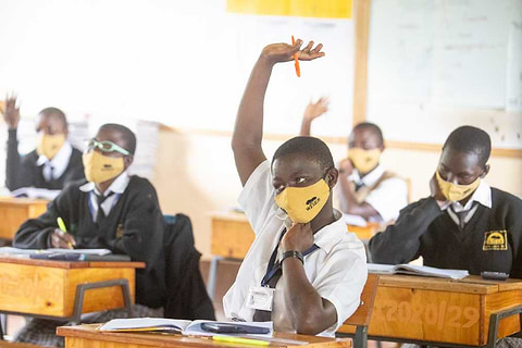 Girls at Wiser School in Kenya