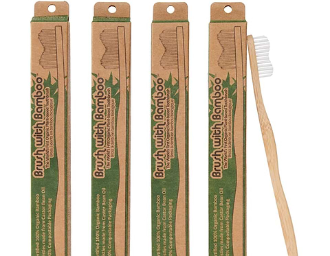 Brush with bamboo