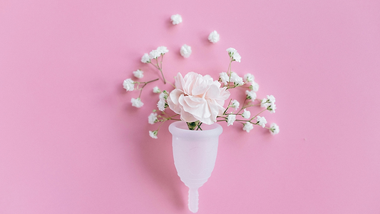 Period Cup With Flowers