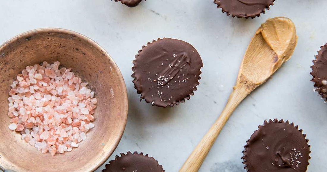 Homemade peanut butter cups.