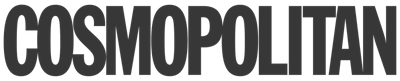 Black 'Cosmopolitan' logo on a white background